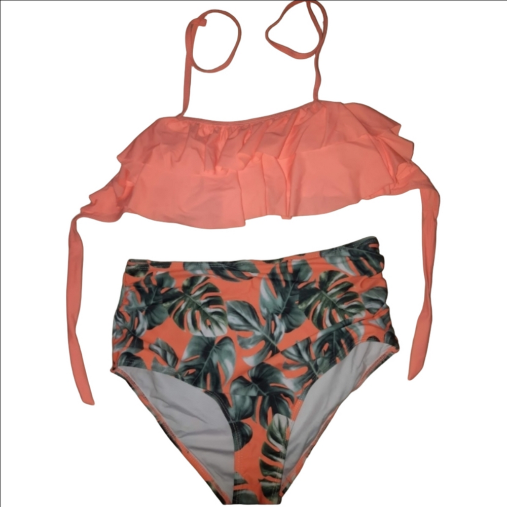 #6. 2 Peice Bikini NWOT Florrcent Pink